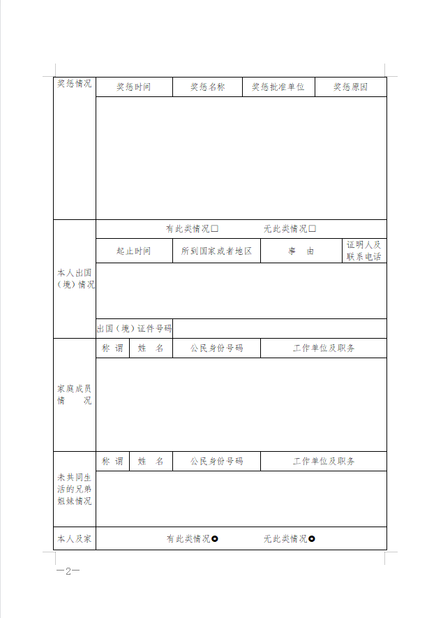 考核表2